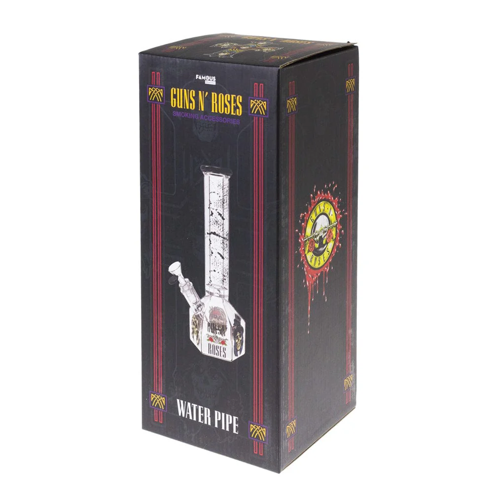 Valiant GNR Skulls Hexagon Water Pipe - 10in. - Image 9