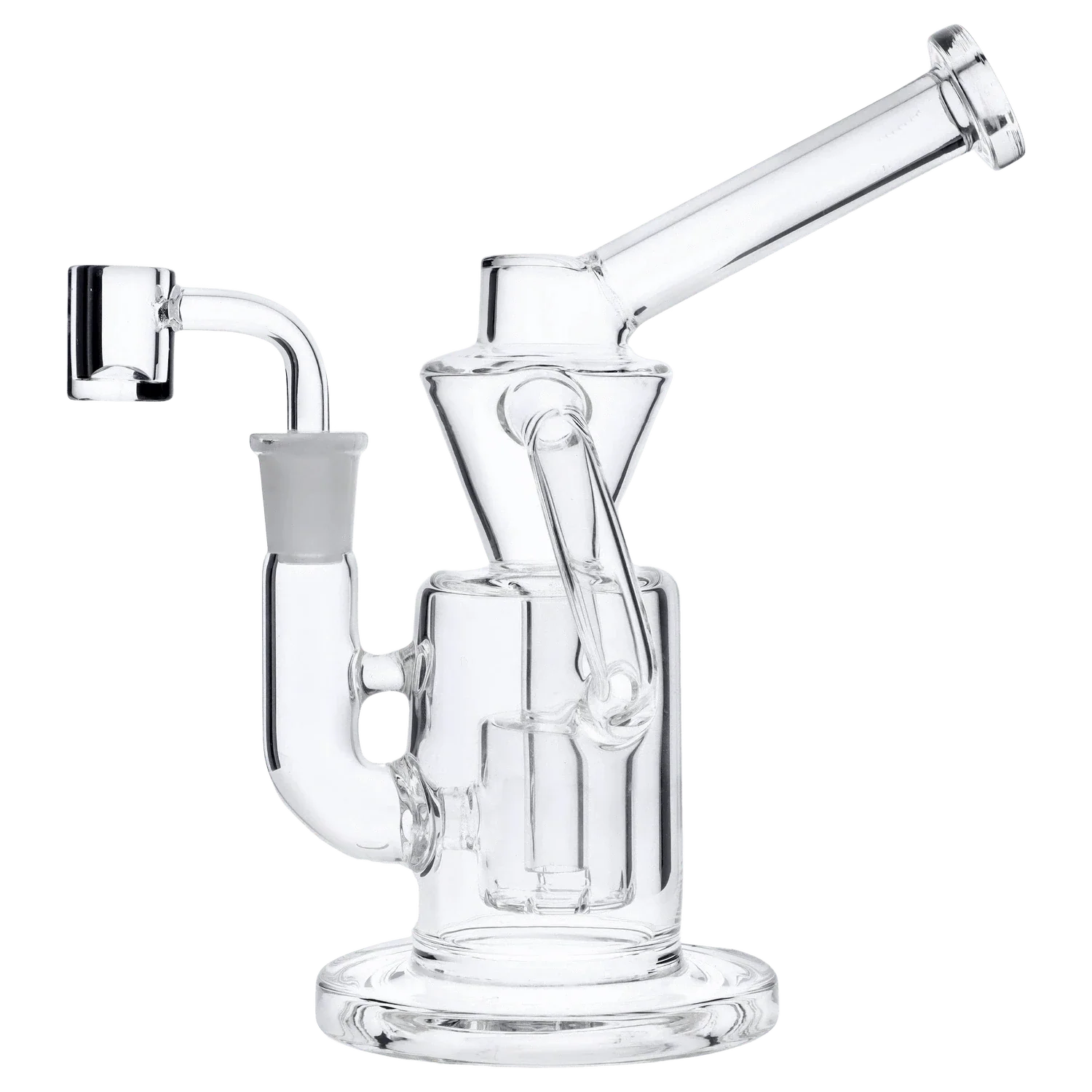 Dab Rig Recycler w/Quartz-Clear-8 in