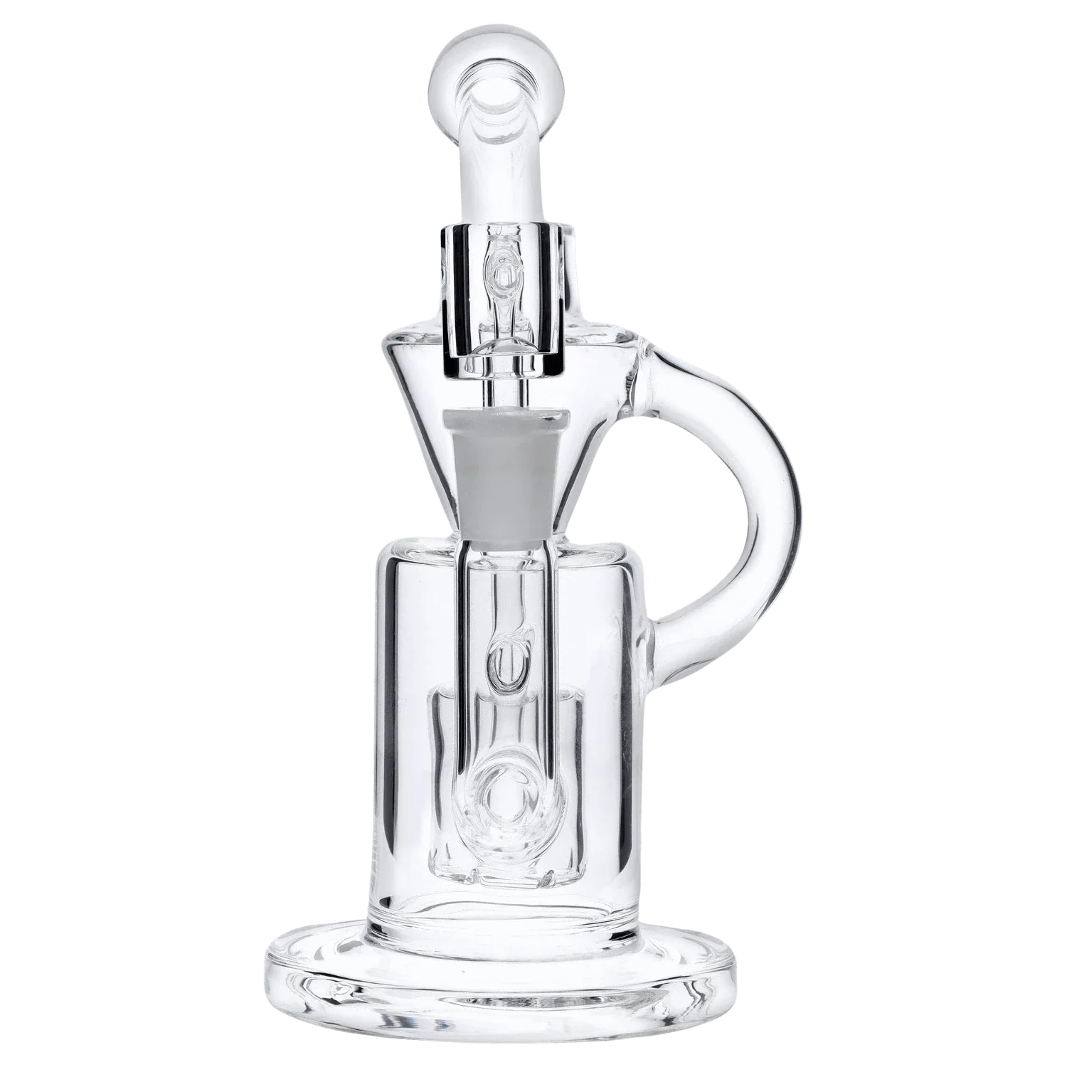 Dab Rig Recycler w/Quartz-Clear-8 in - Image 3