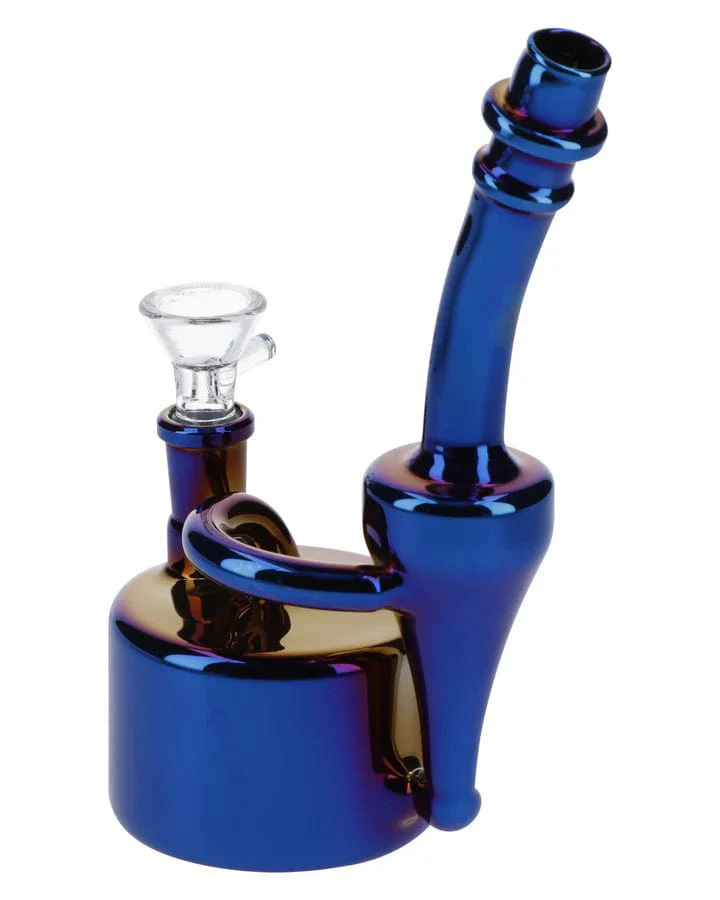Electronic Painting Bubbler w/Bowl & Quartz-Iredesent-6"
