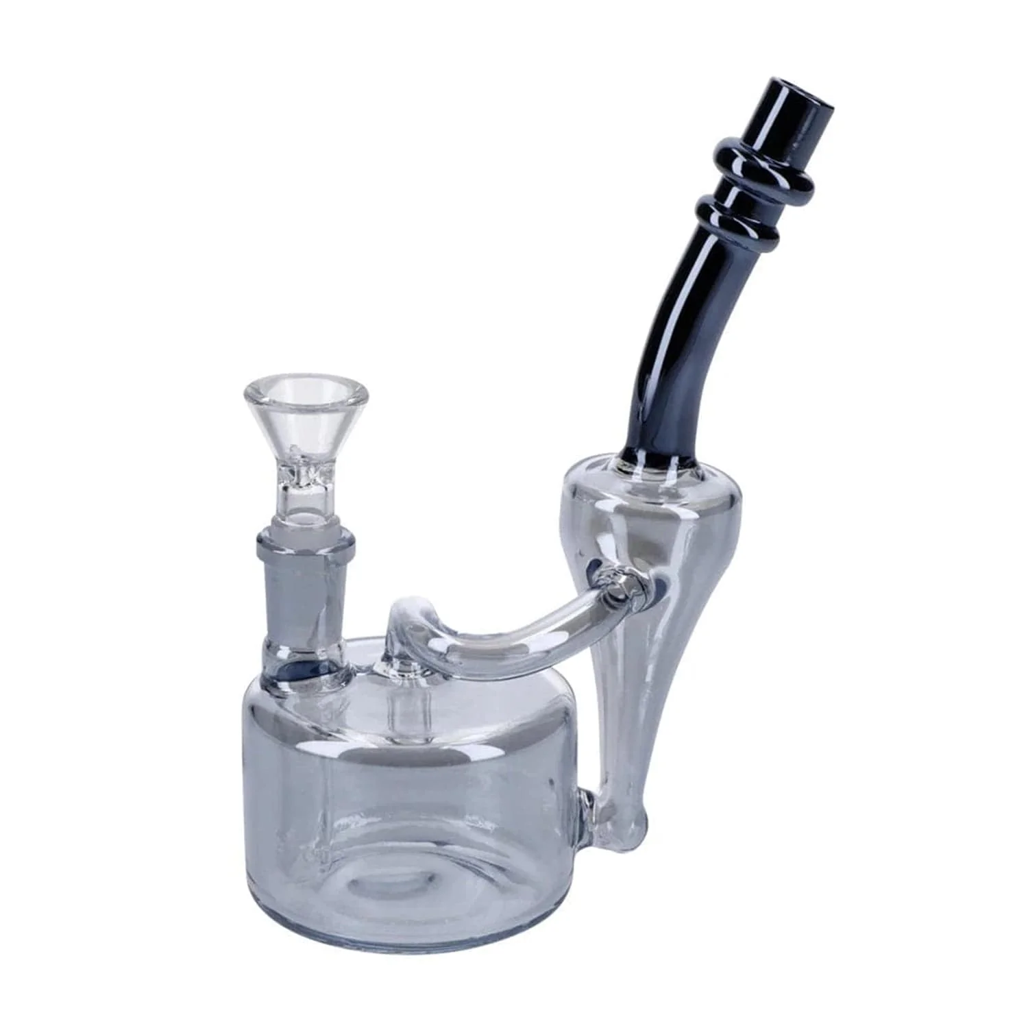 Electronic Painting Bubbler w/Bowl & Quartz-Smoke-6" - Image 4