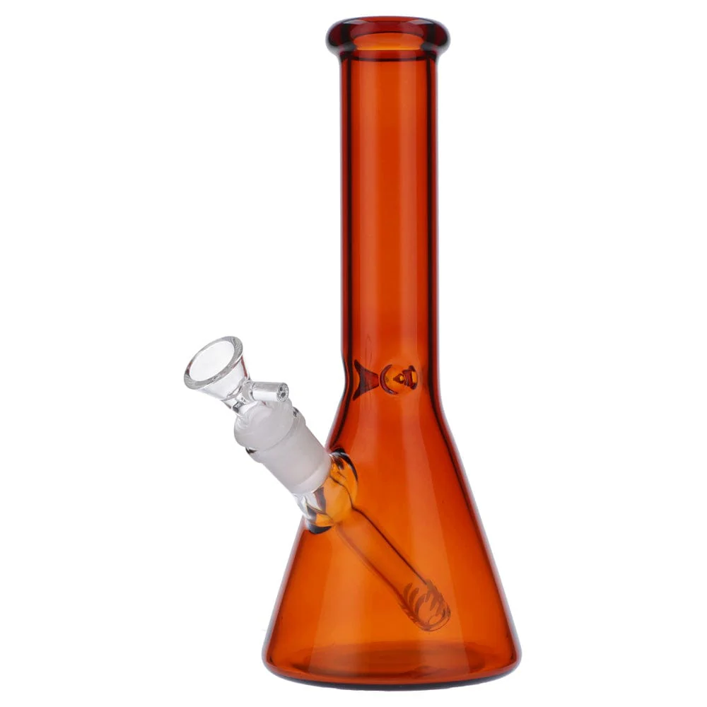 Everyday Essentials Beaker Bong - Amber - 10in. - Image 2