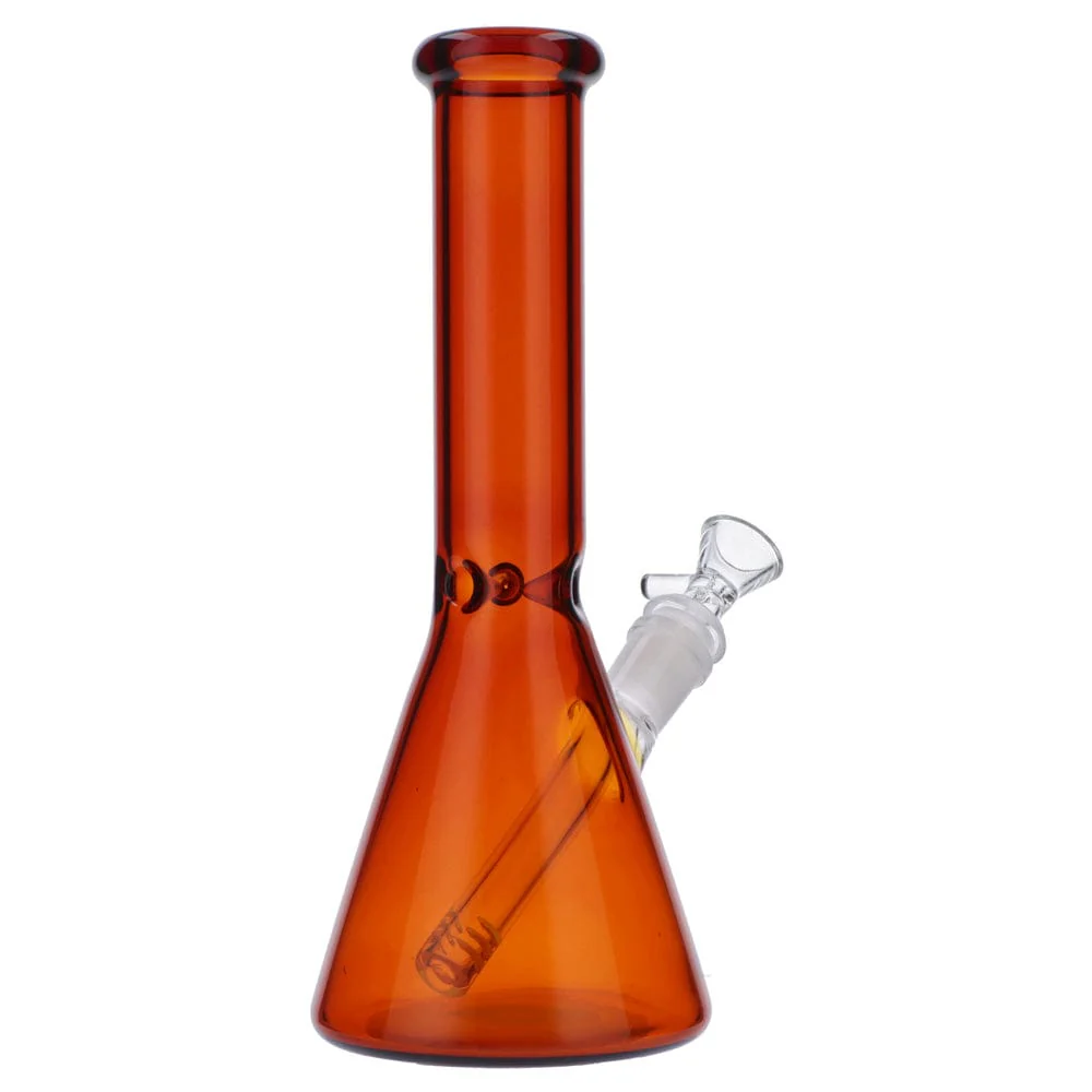 Everyday Essentials Beaker Bong - Amber - 10in. - Image 5
