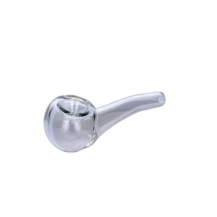 Everyday Essentials Bent Spoon Pipe - Clear - 4in.