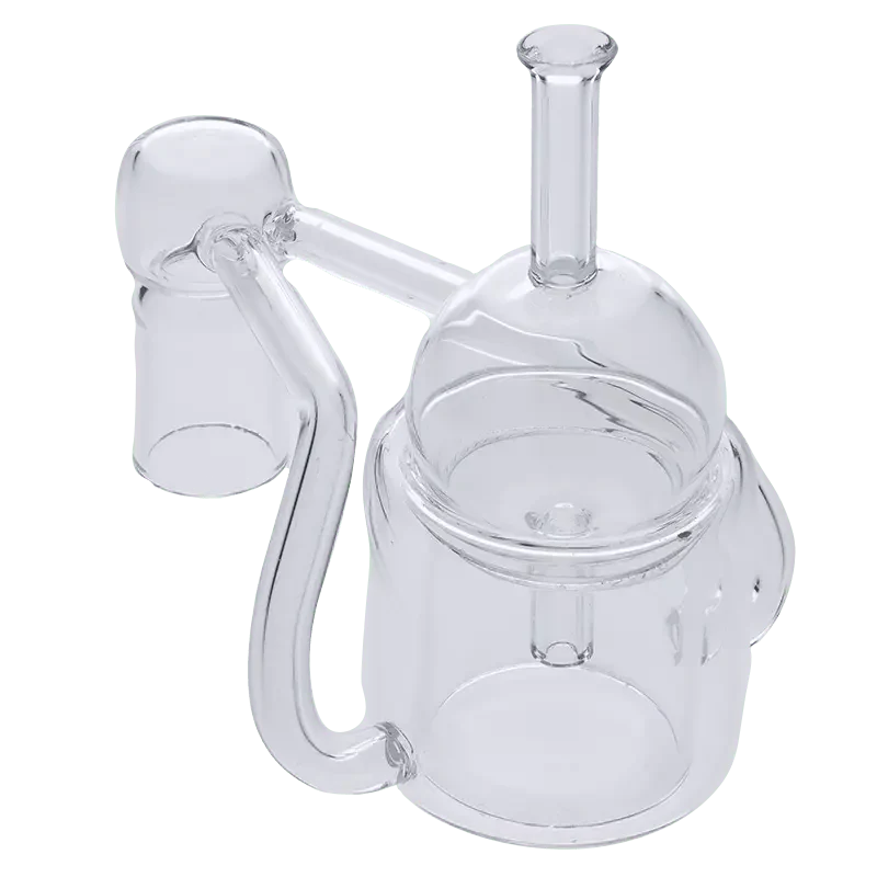 Quartz Dual Arm Thermal Banger w/ globe carb cap - Female 18mm