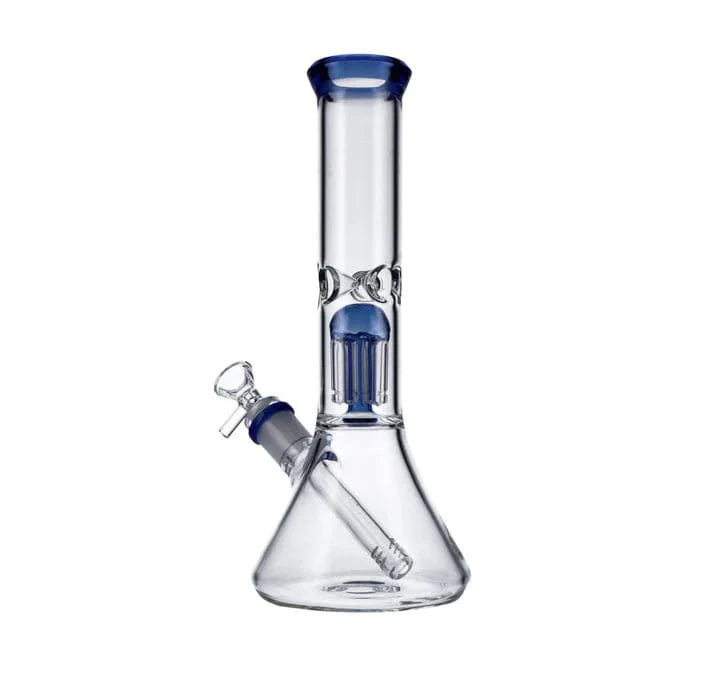 Valiant Beaker Water Pipe - Blue - 11in. - Image 2