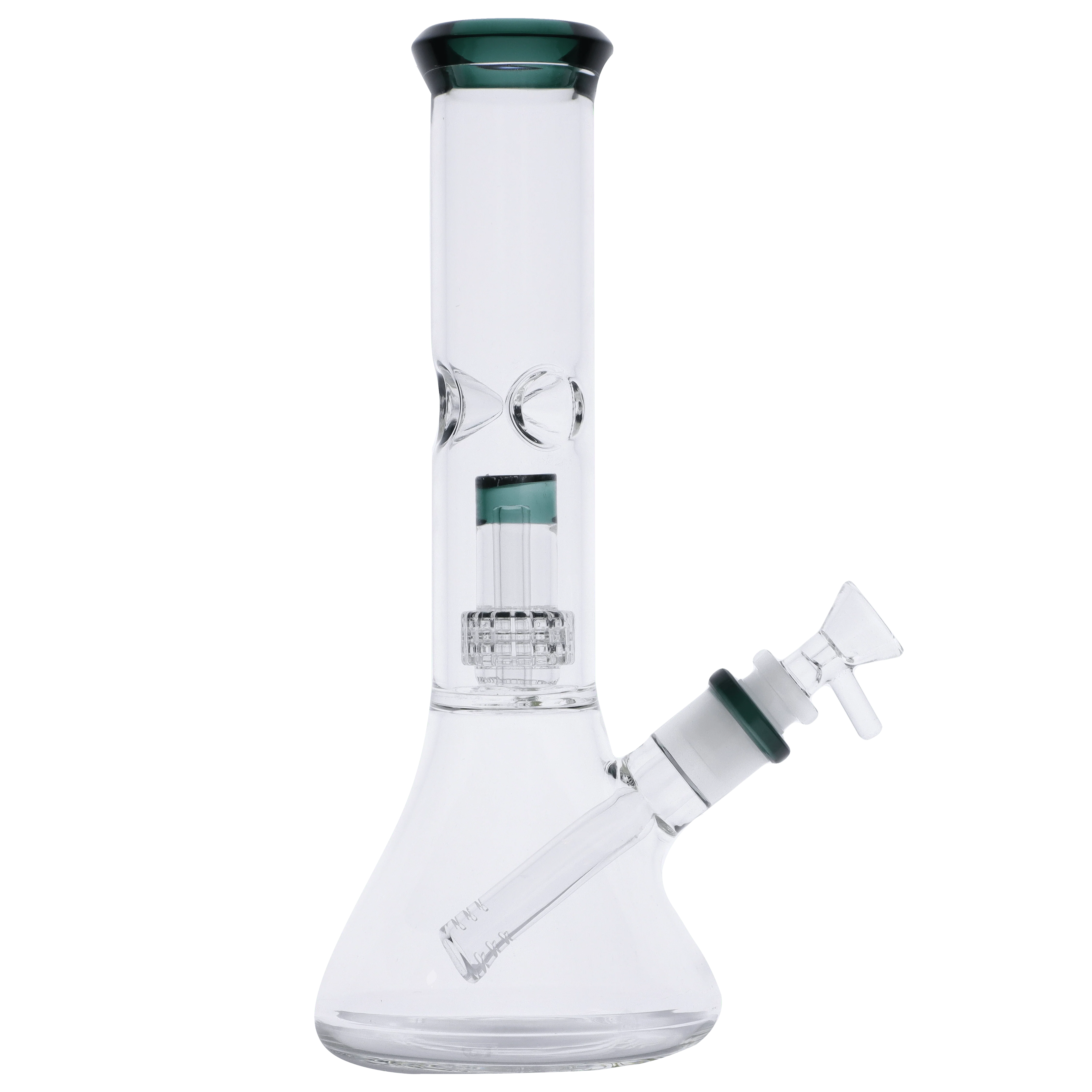 Valiant Beaker Water Pipe w/ Honeycomb - Blue - 11in. - Image 2