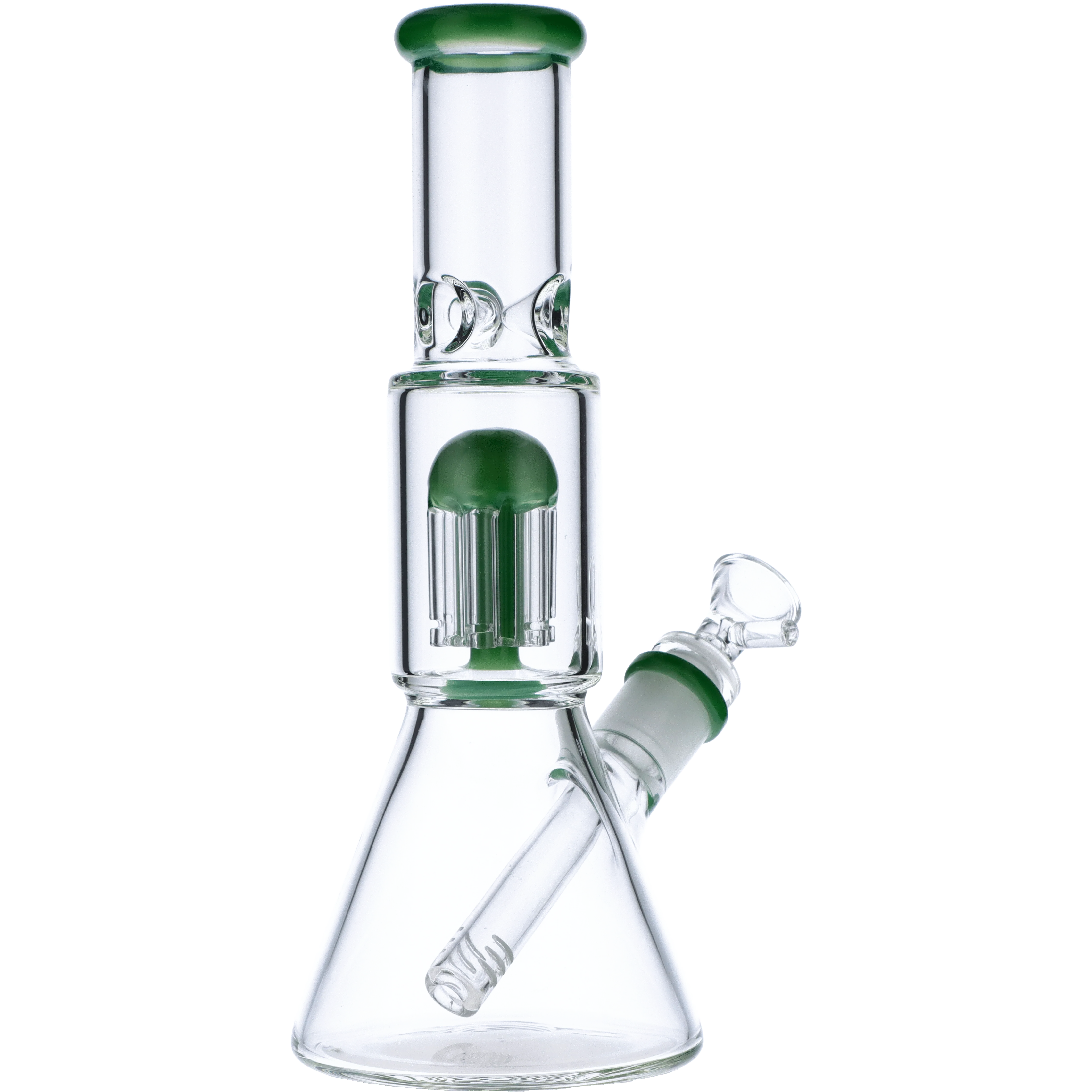 Valiant Beaker Water Pipe w/ Tree Perc - Jade - 10in. - Image 5