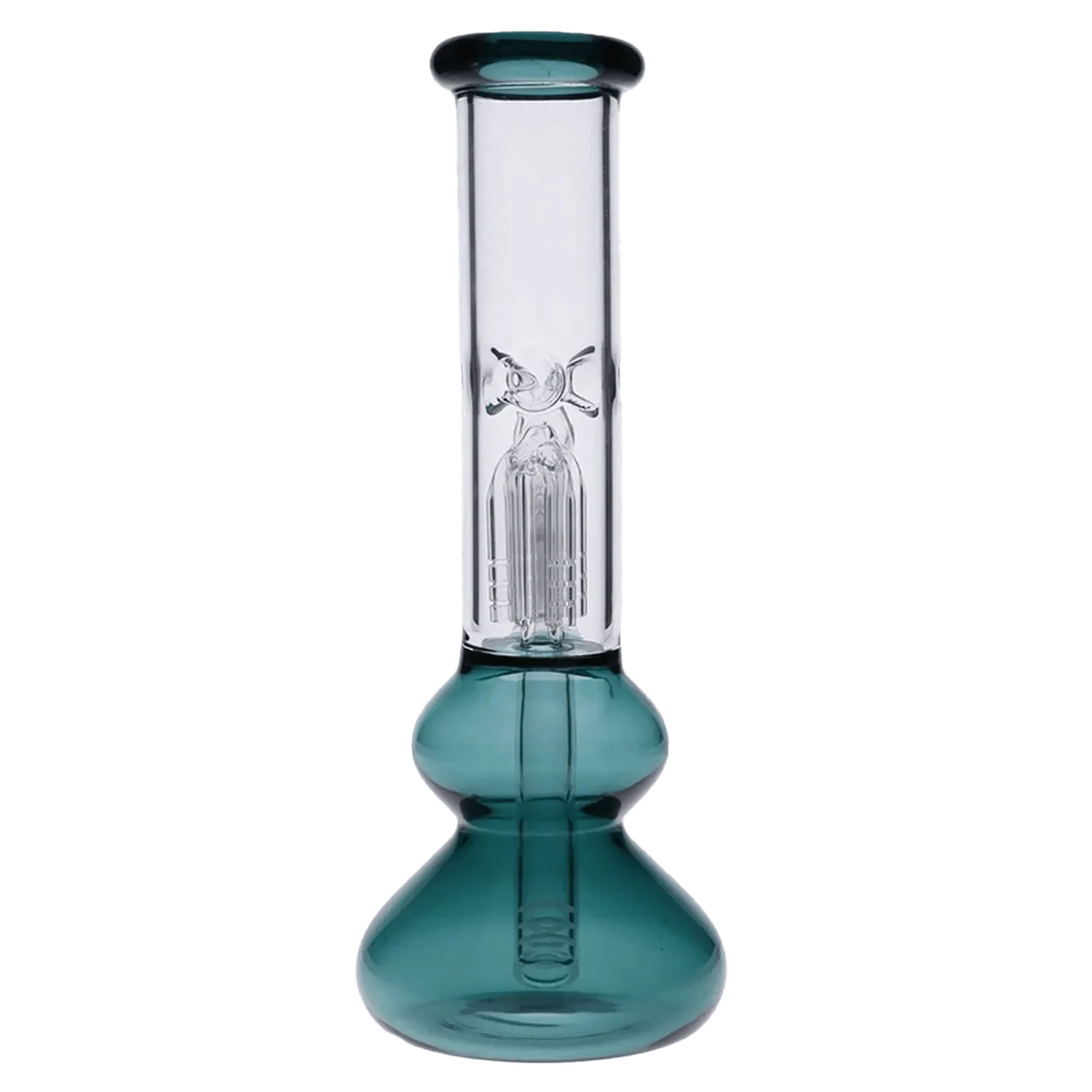 Valiant Bubble Base Water Pipe - Teal - 10in. - Image 3
