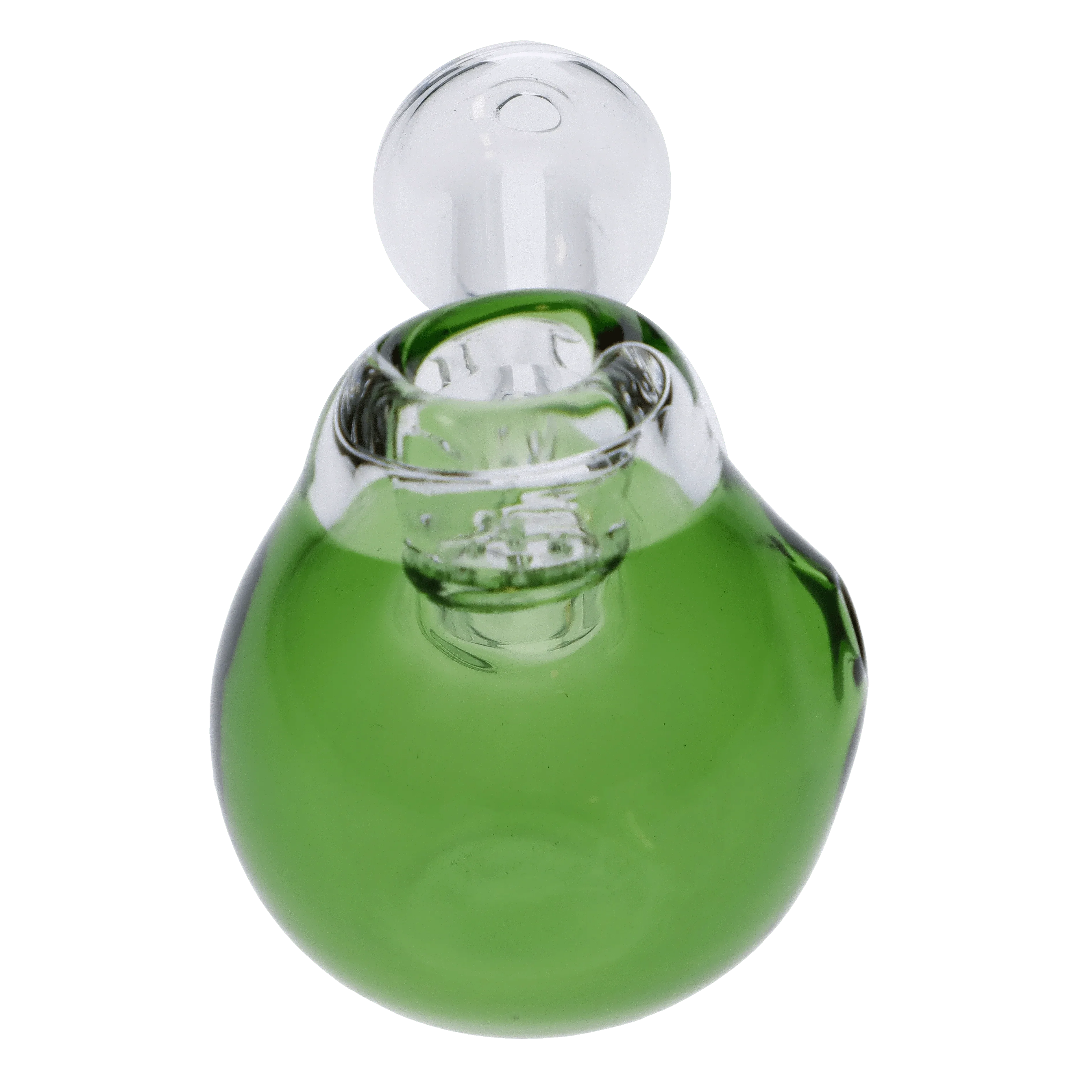 Valiant Cauldron Glass Pipe - Green - 4.5in. - Image 7