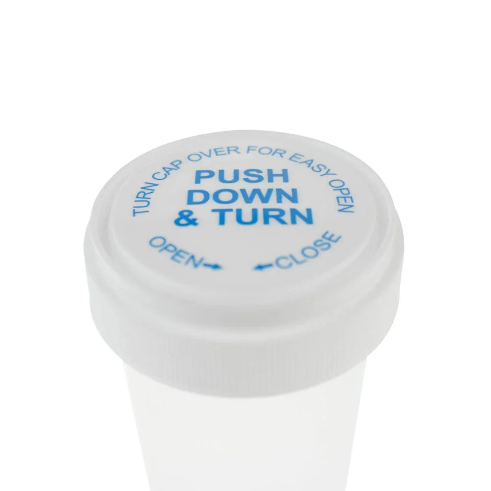 Valiant Child Resistant Vial Container - Clear - 30 Dram - Image 3