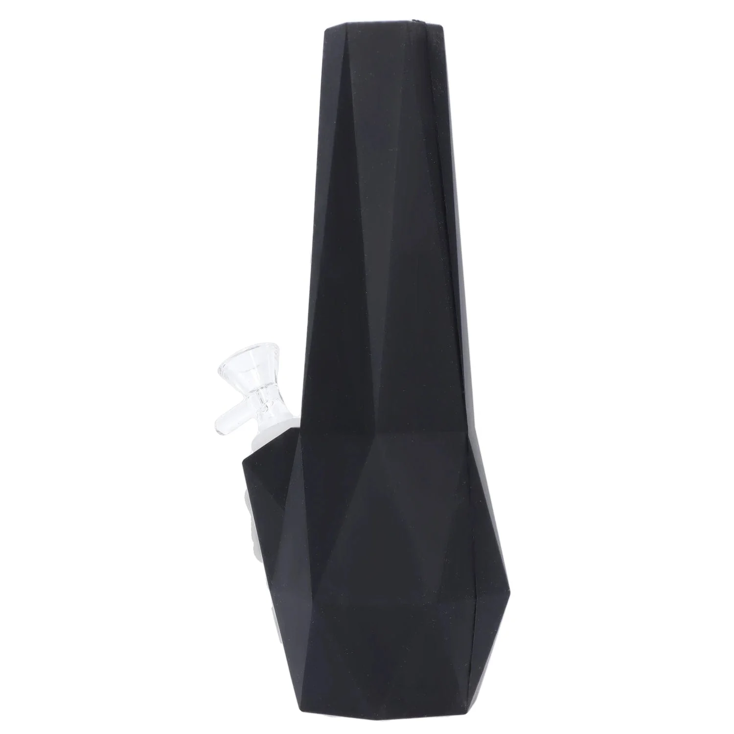 Valiant Diamond Silicone Water Pipe - Black - 10in. - Image 4