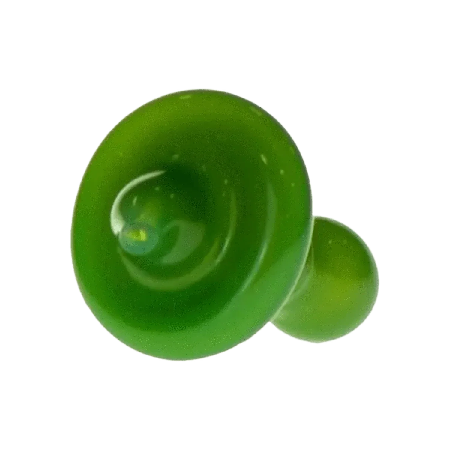 Valiant Glass Carb Cap w/ directional flow - Green