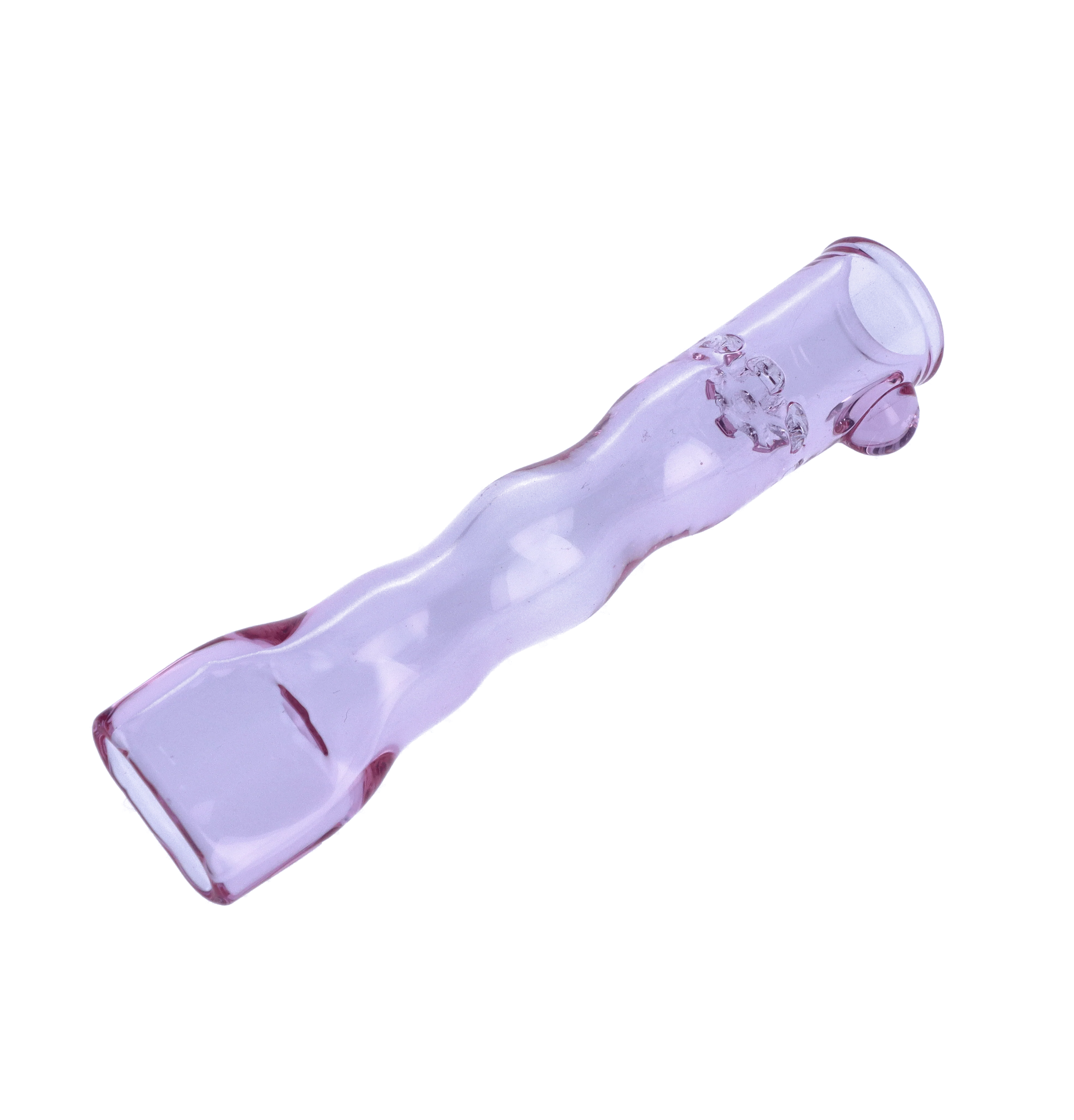 Valiant Glass Chillum w/ Honeycomb Screen - Purple - Image 3