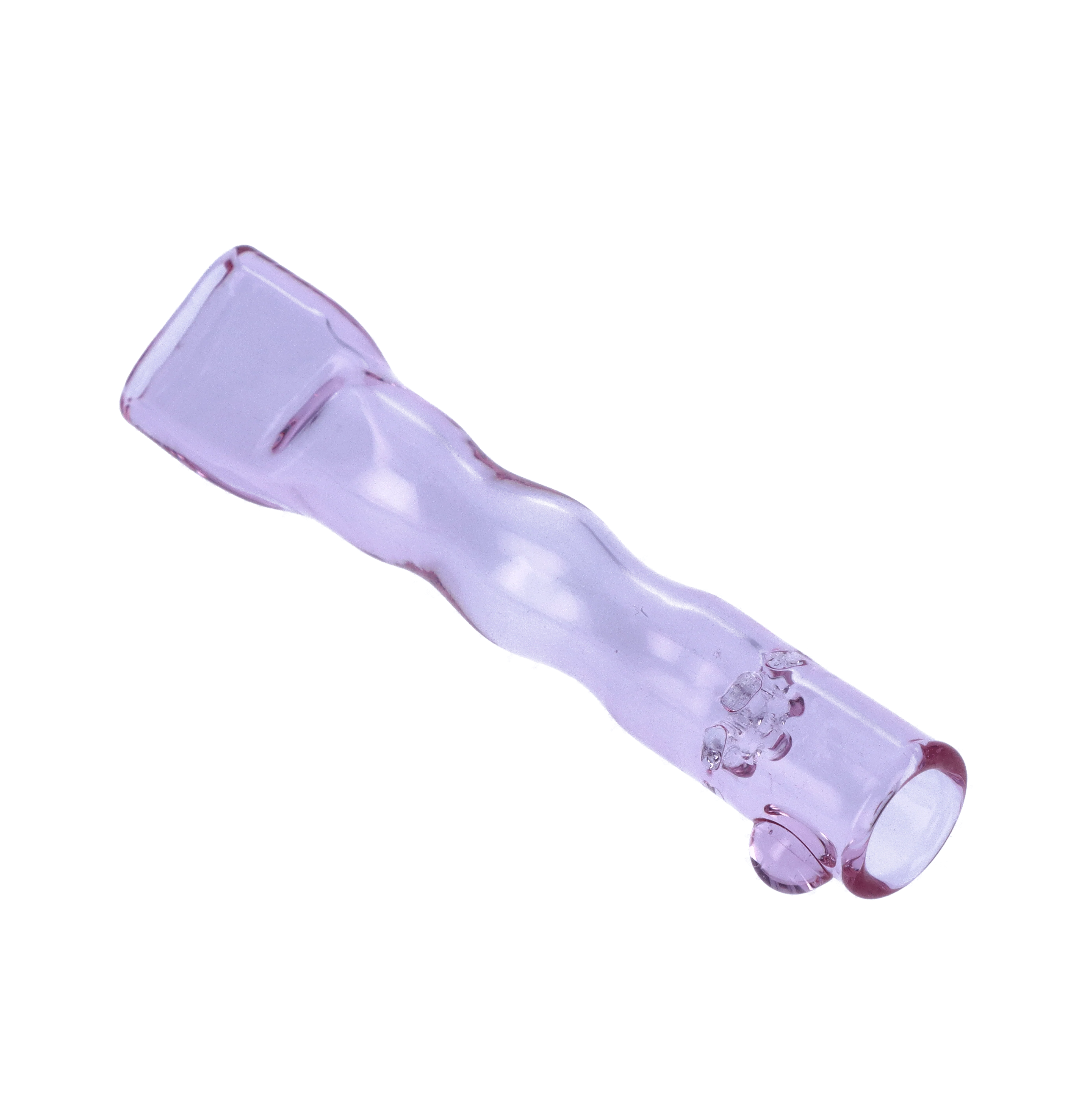 Valiant Glass Chillum w/ Honeycomb Screen - Purple - Image 4