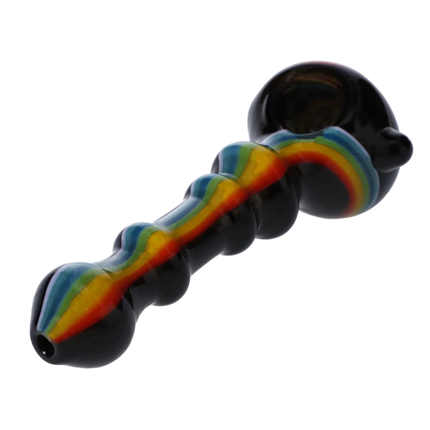 Valiant Rainbow Hand Pipe - Black - Image 6