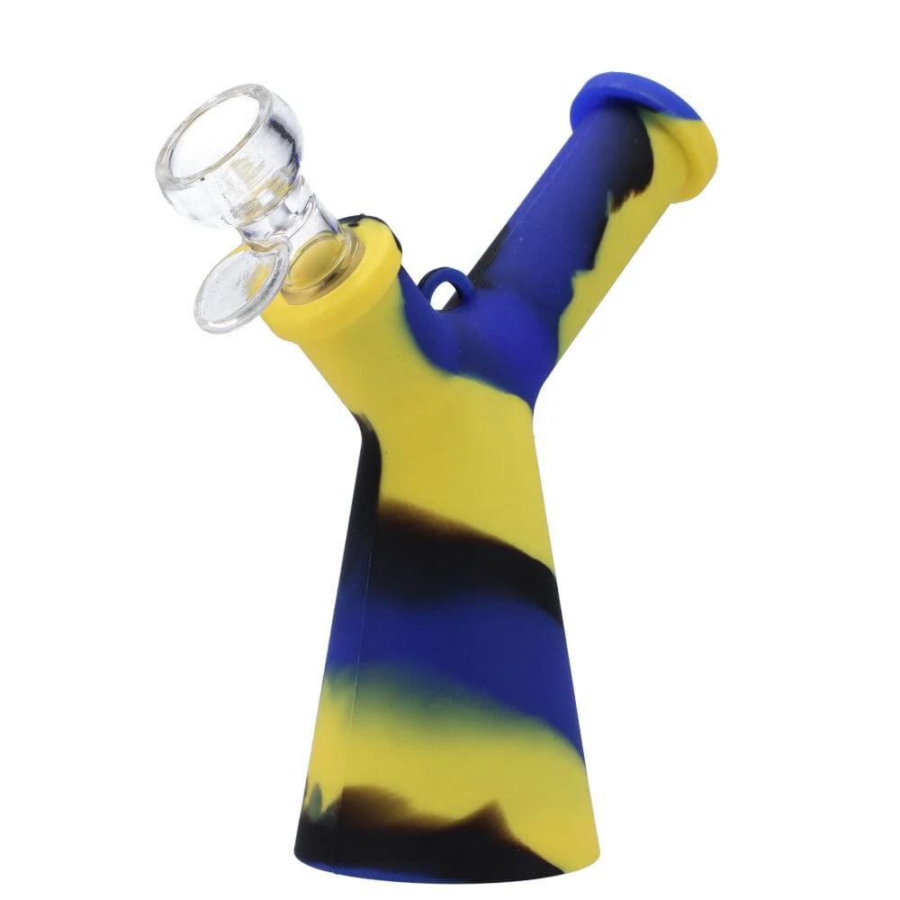 Valiant Silicone Mr Y Water Pipe - Assorted - 6.2in. - Image 3