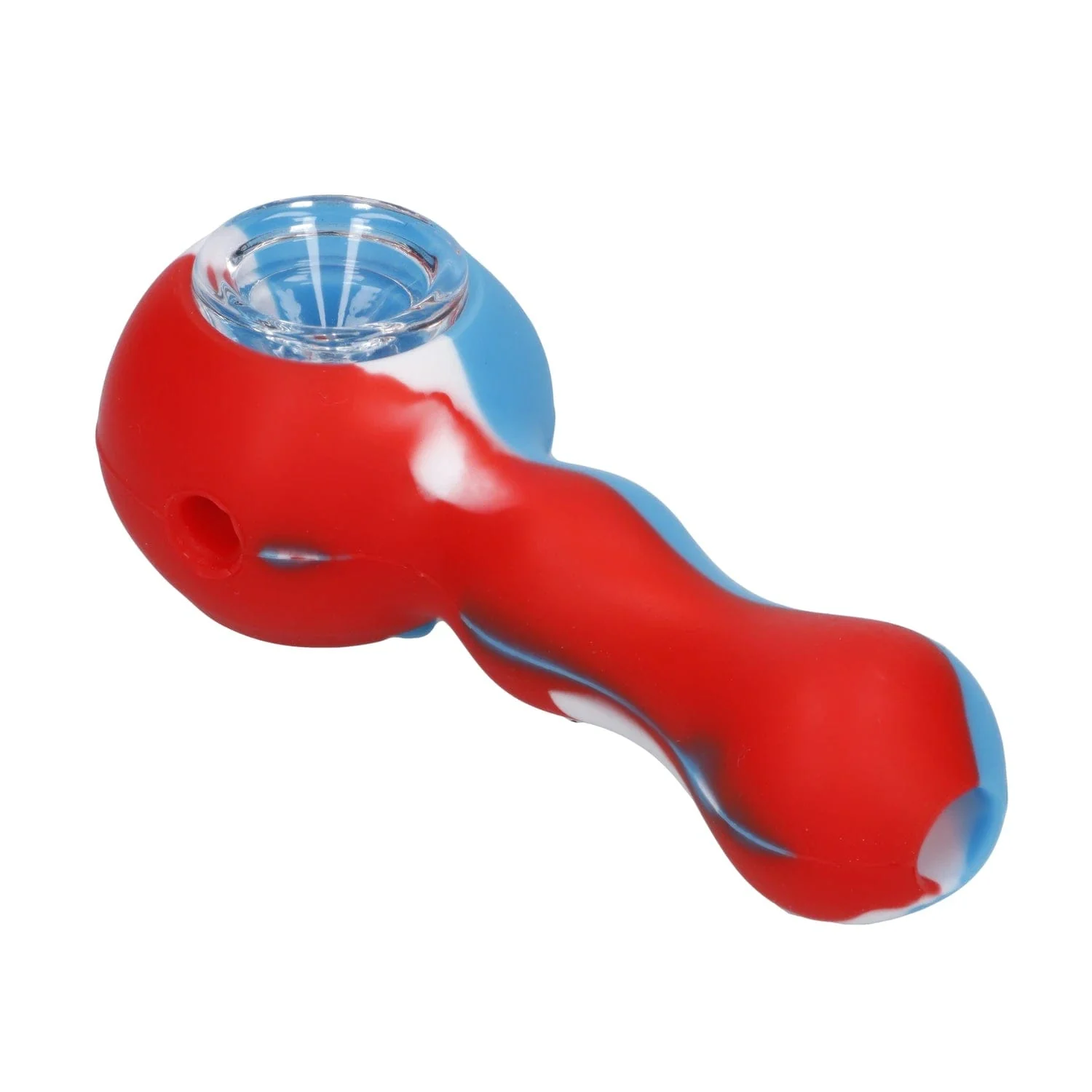 Valiant Silicone Pipe w/Glass Bowl & Secret Storage-Assorted-4in. - Image 5