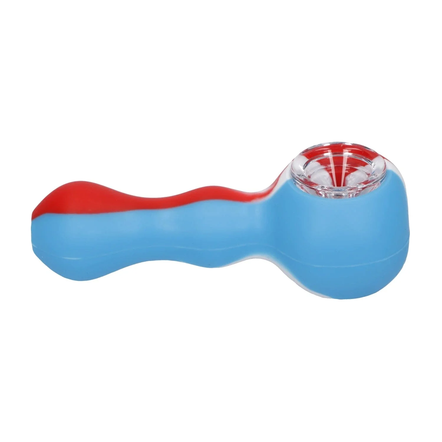 Valiant Silicone Pipe w/Glass Bowl & Secret Storage-Assorted-4in. - Image 8