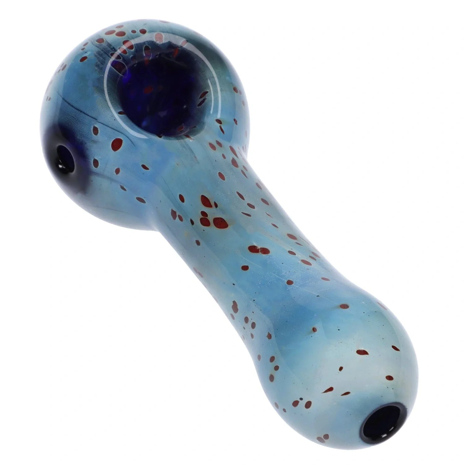 Valiant Speckle Hand Pipe - Blue - Image 8