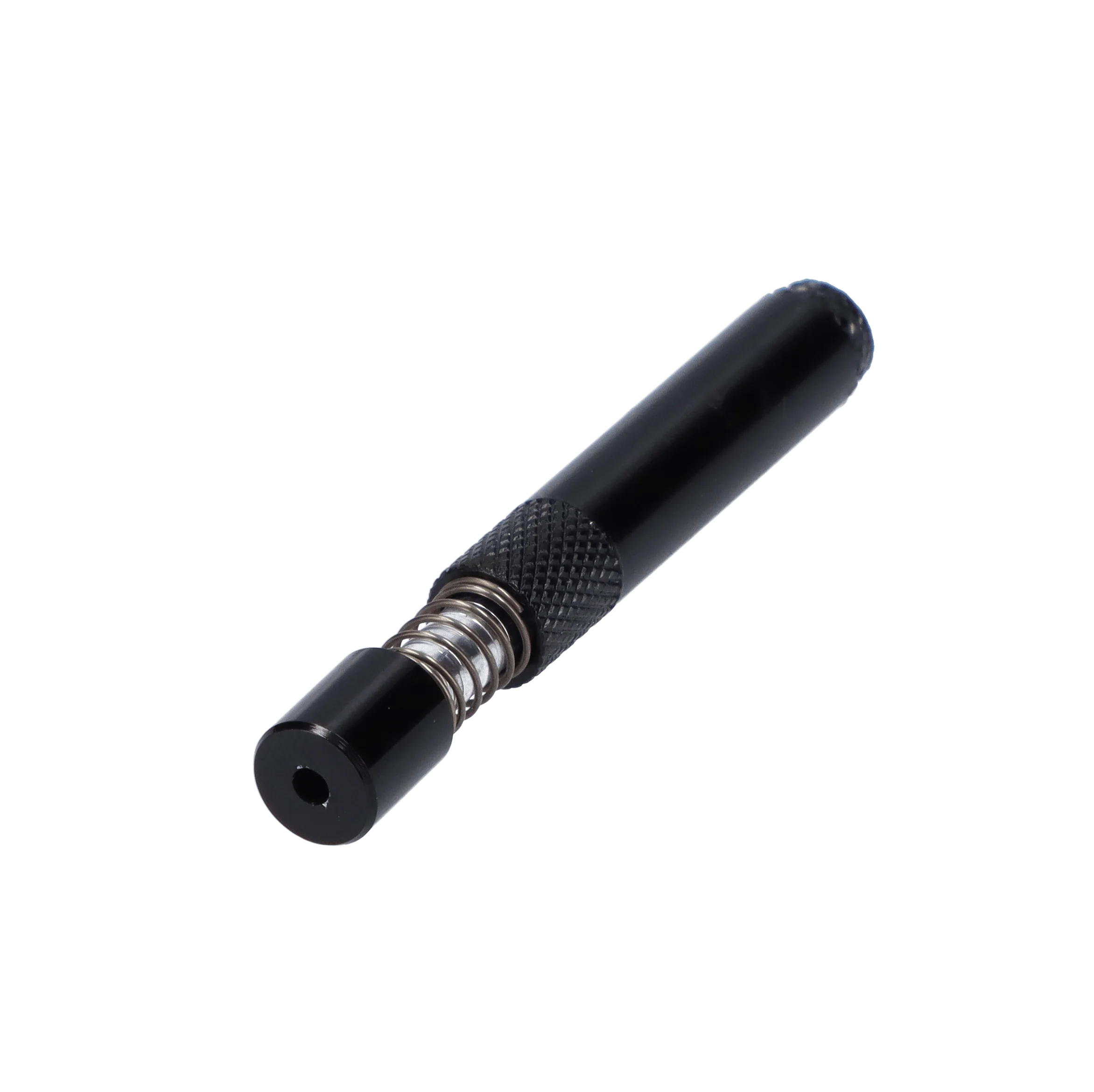Valiant Spring Loaded Half Weave Tip One Hitter - Black - Image 3