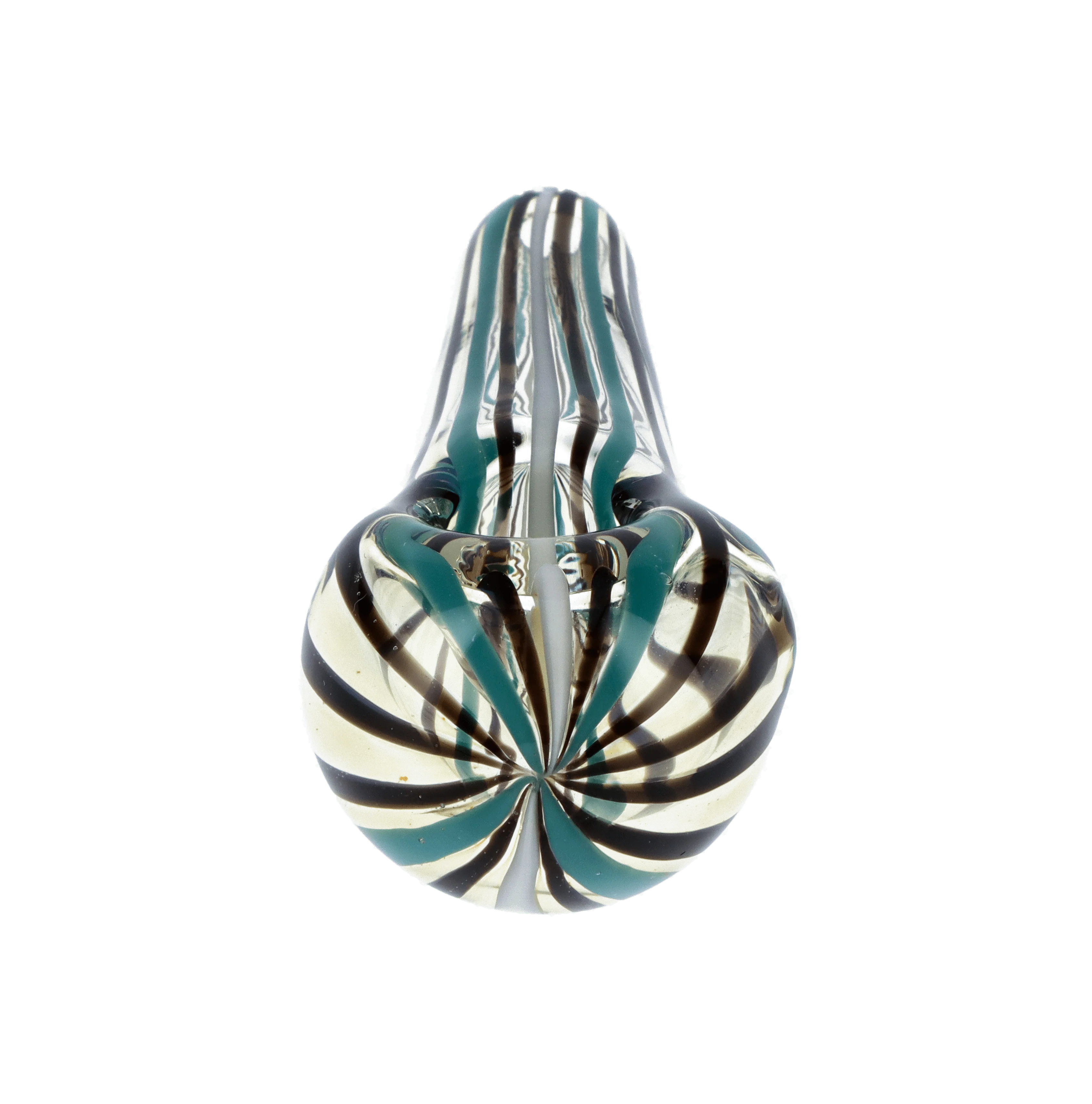 Valiant T Glass Pipe - Teal - 4in. - Image 2