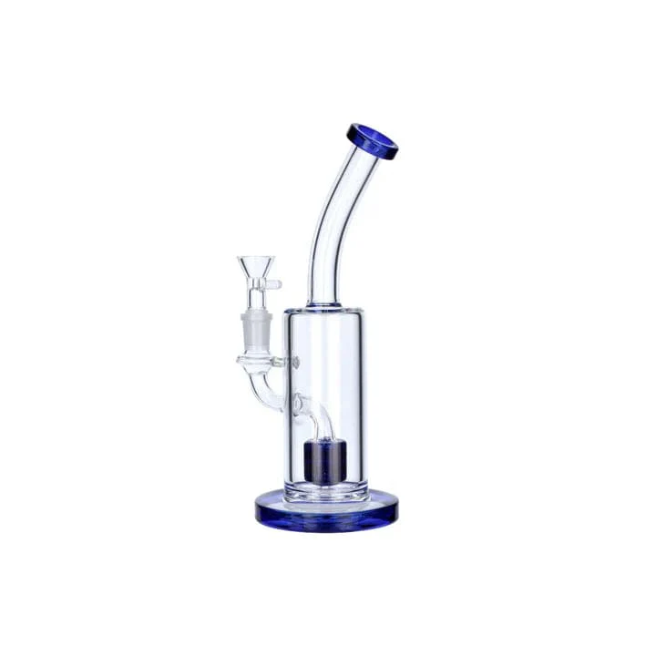 Valiant Water Pipe w/ Drum Perc - Dark Blue - 9in. - Image 4
