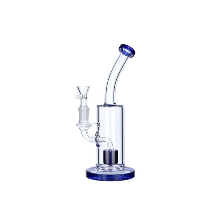 Valiant Water Pipe w/ Drum Perc - Dark Blue - 9in. - Image 5