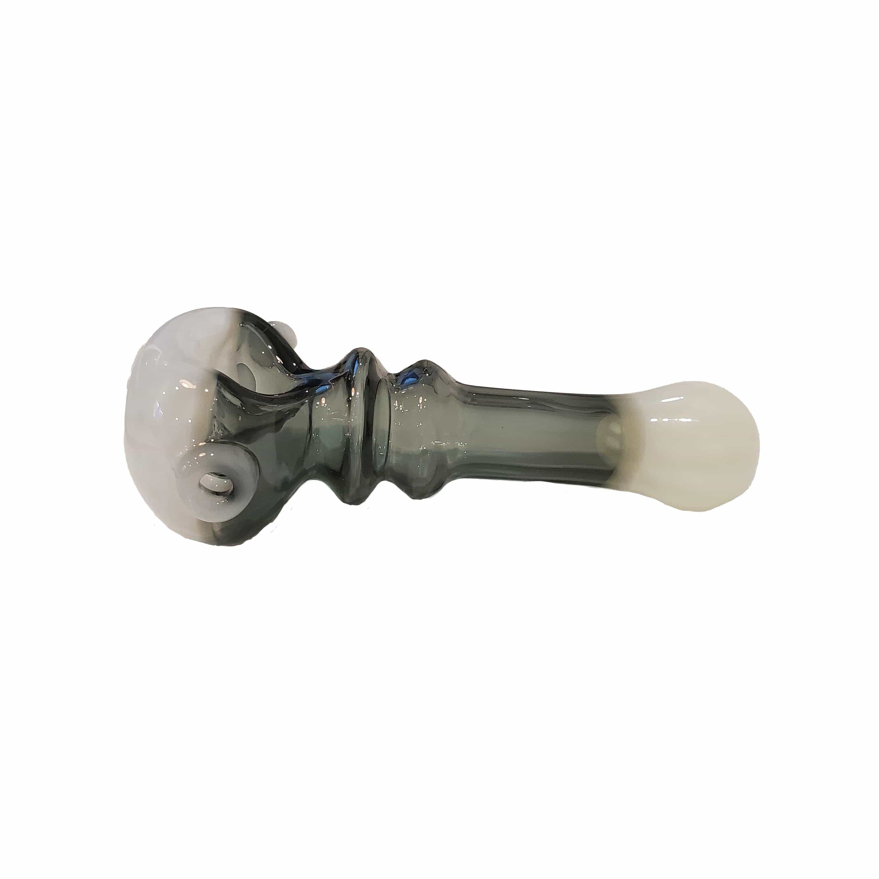 Valiant Wonderland Glass Pipe -Black & Blue - 4.5in.