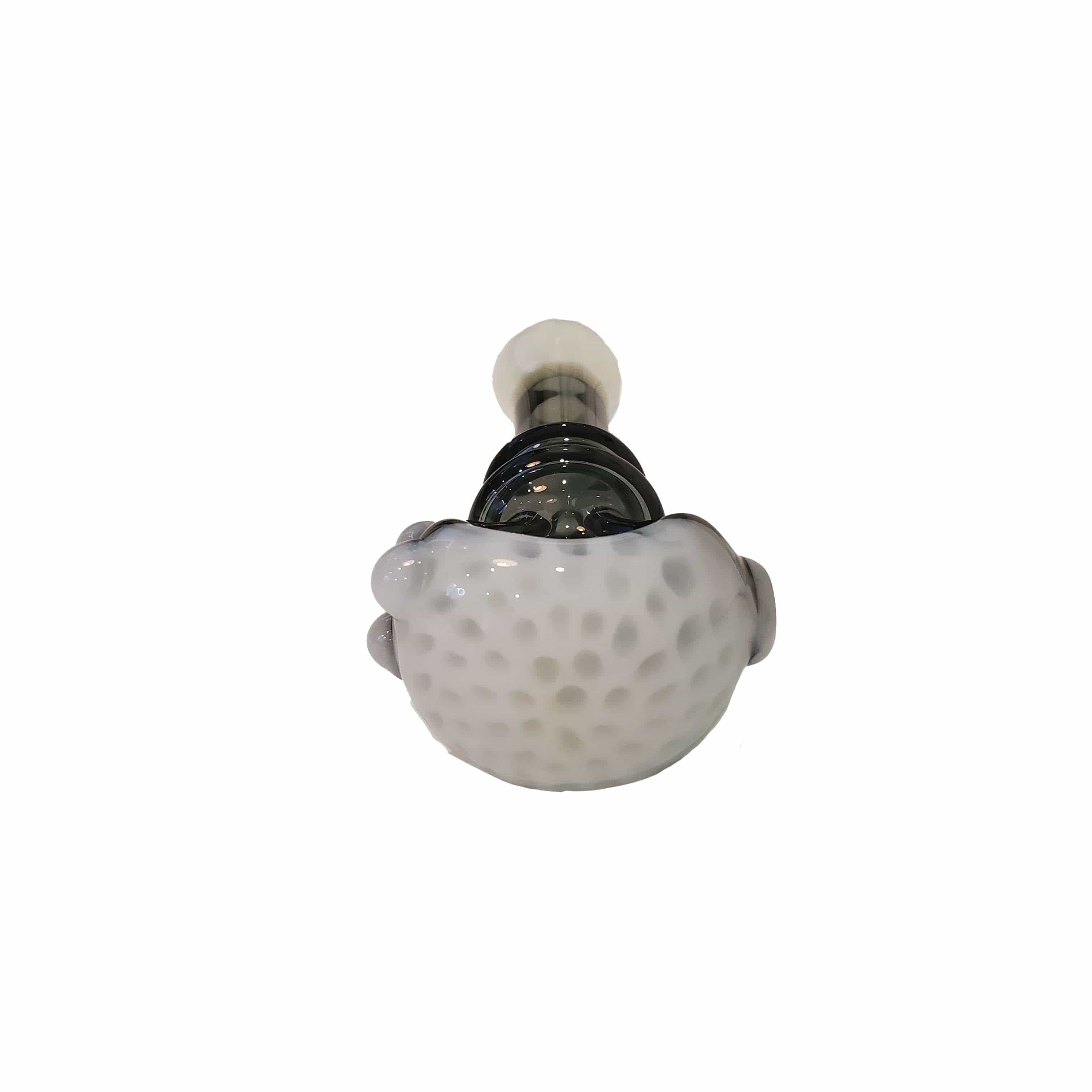Valiant Wonderland Glass Pipe -Black & Blue - 4.5in. - Image 4