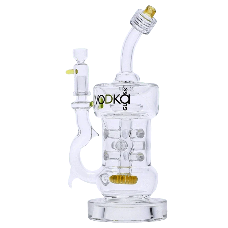 Vodka Icy Thunder Water Pipe - Green - 10in. - Image 3