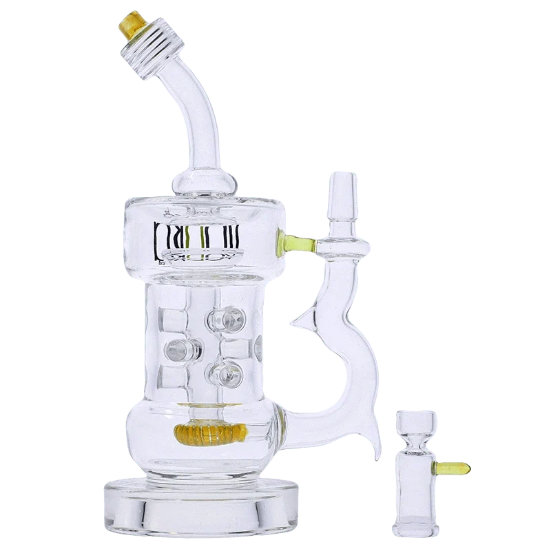 Vodka Icy Thunder Water Pipe - Green - 10in. - Image 5