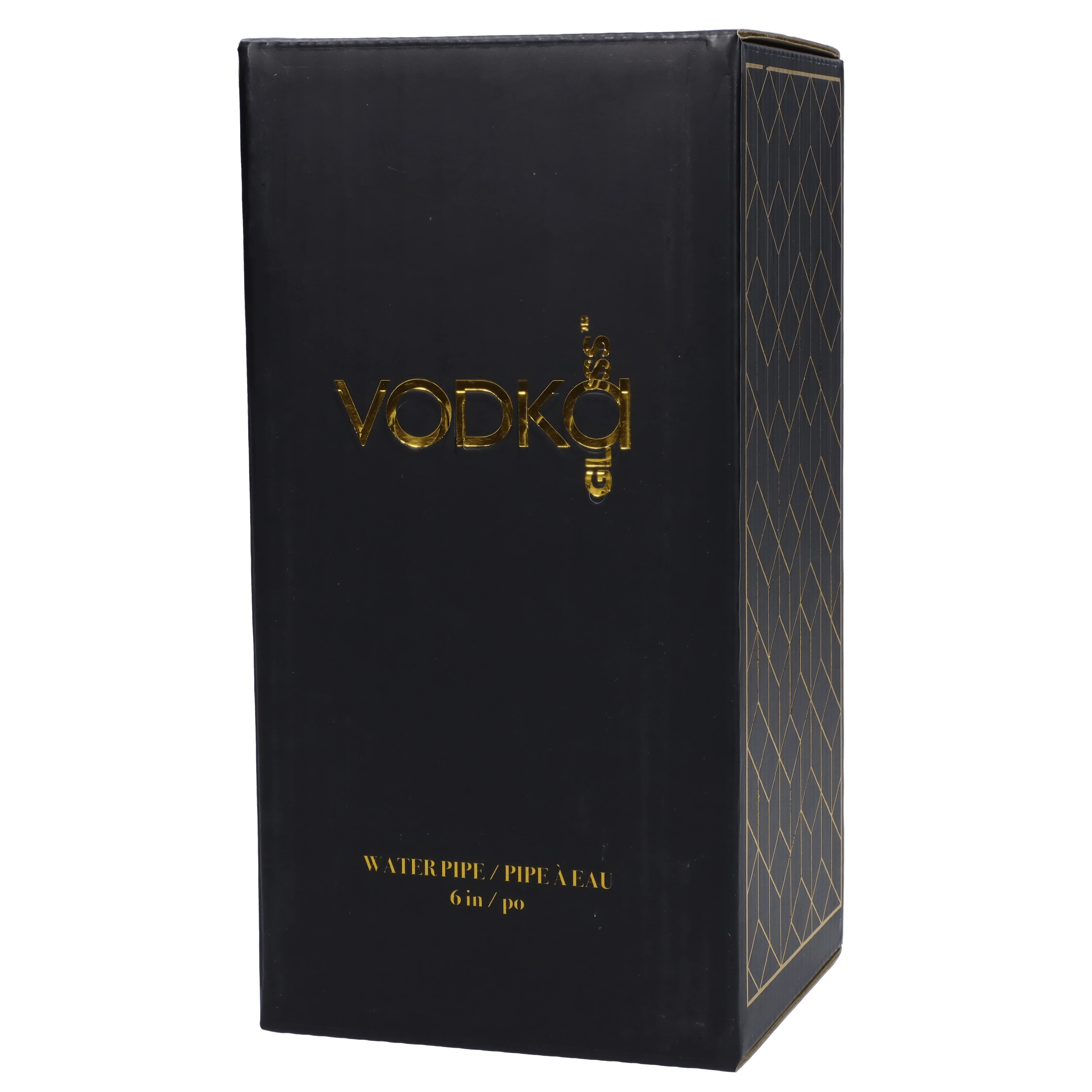 Vodka Water Pipe - Purple - 6in. - Image 11