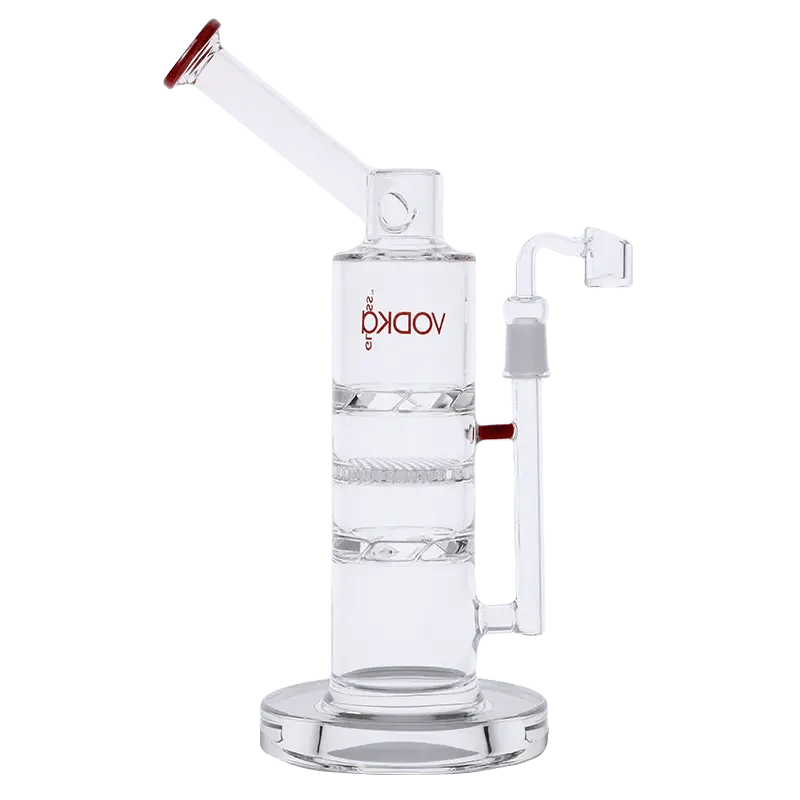 Vodka Water Pipe - Red - 13in. - Image 5