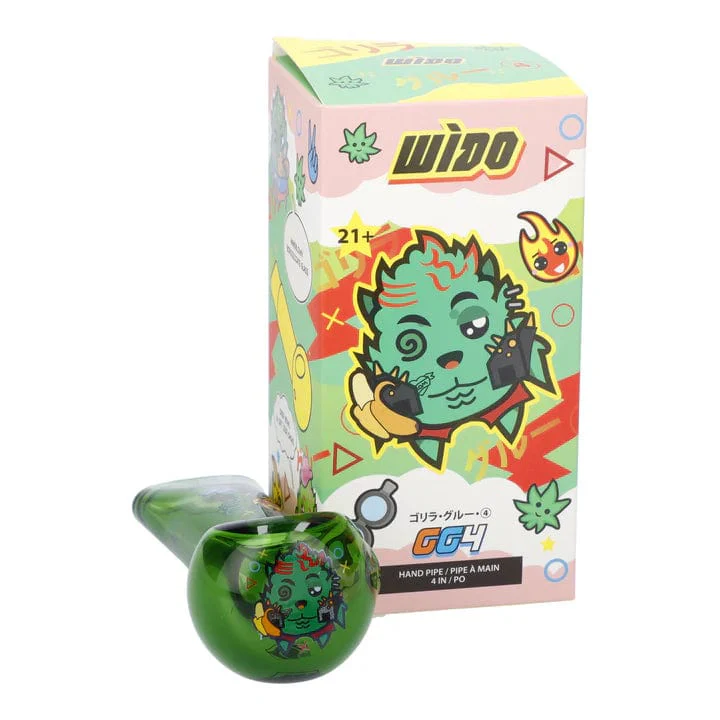 Wido GG4 Hand Pipe - Transparent Green - 4in.