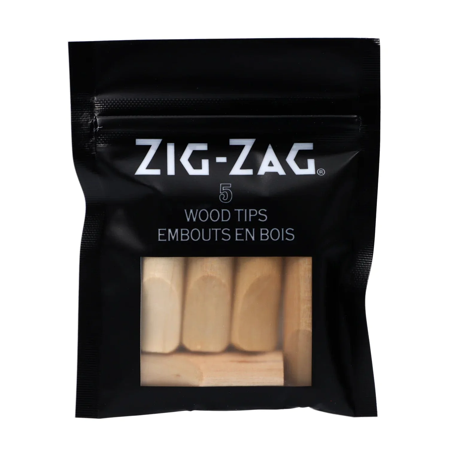 Zig Zag Wood Tips - 5pk - Image 3