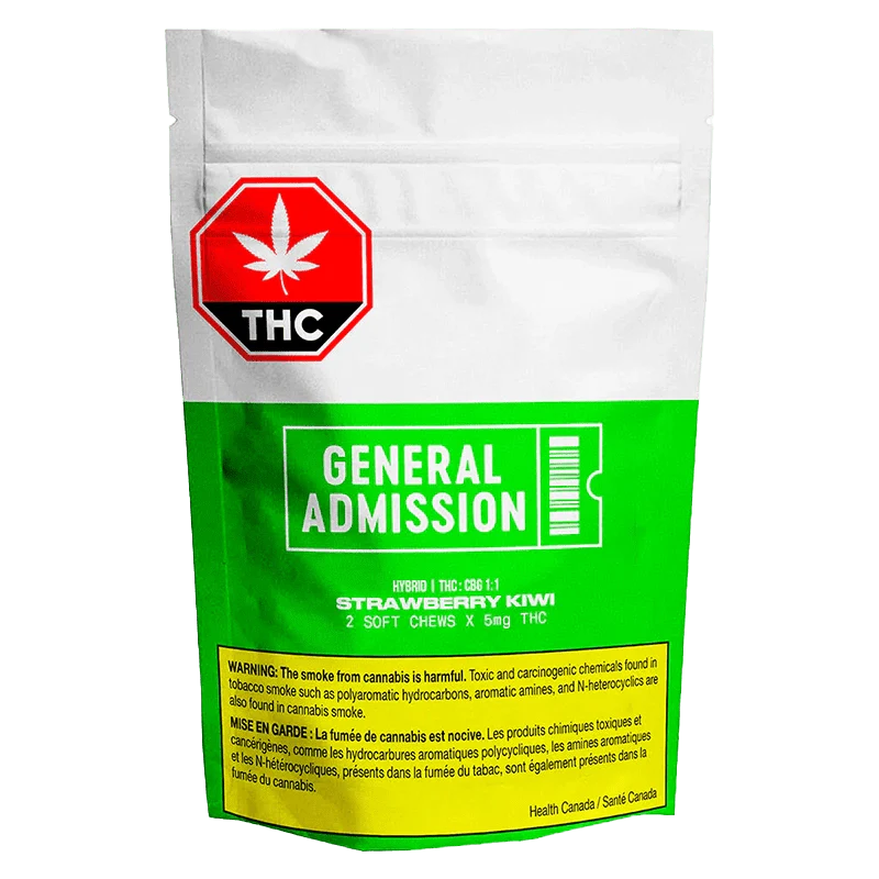 Strawberry Kiwi THC:CBG Gummies - Image 3