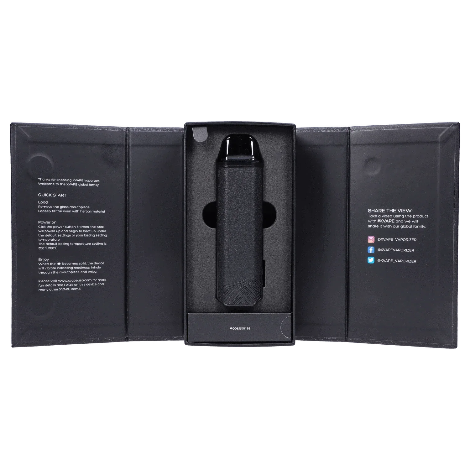 XVAPE - Aria Plus Dual Use Vaporizer - Black - Image 6