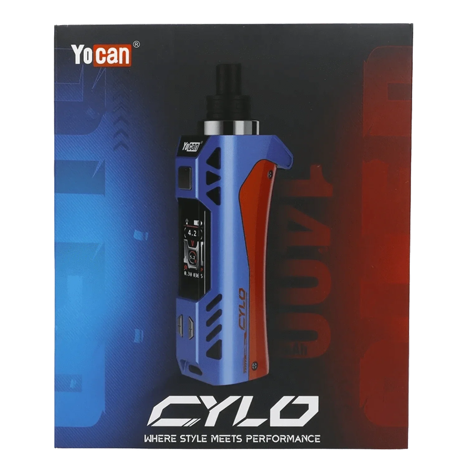 Yocan Cylo Portable Vaporizer Blue & Red - Image 10