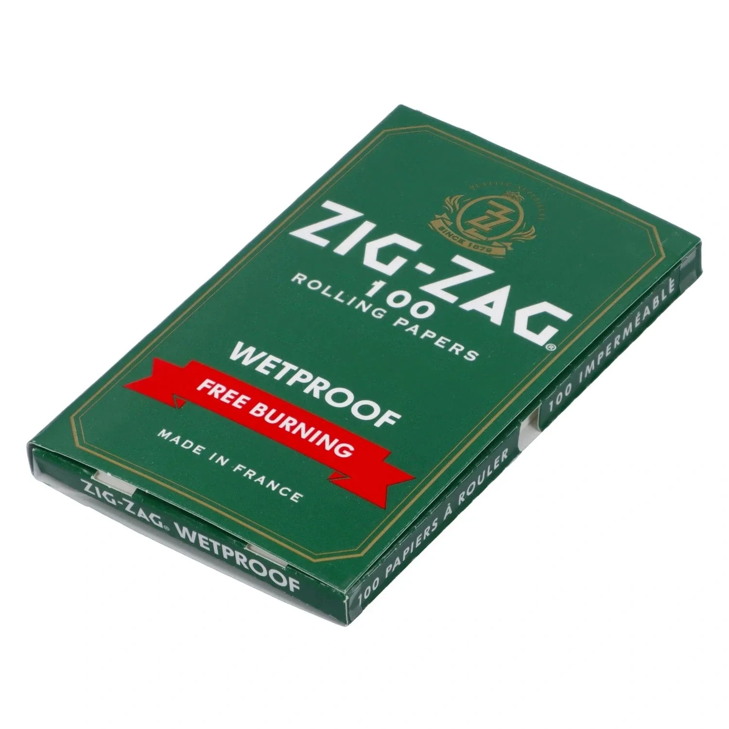 Zig Zag Wetproof Rolling Papers - Green- 1 ¼ - Image 2